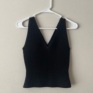 NWOT Sculpt Knit Double V Tank from Babaton